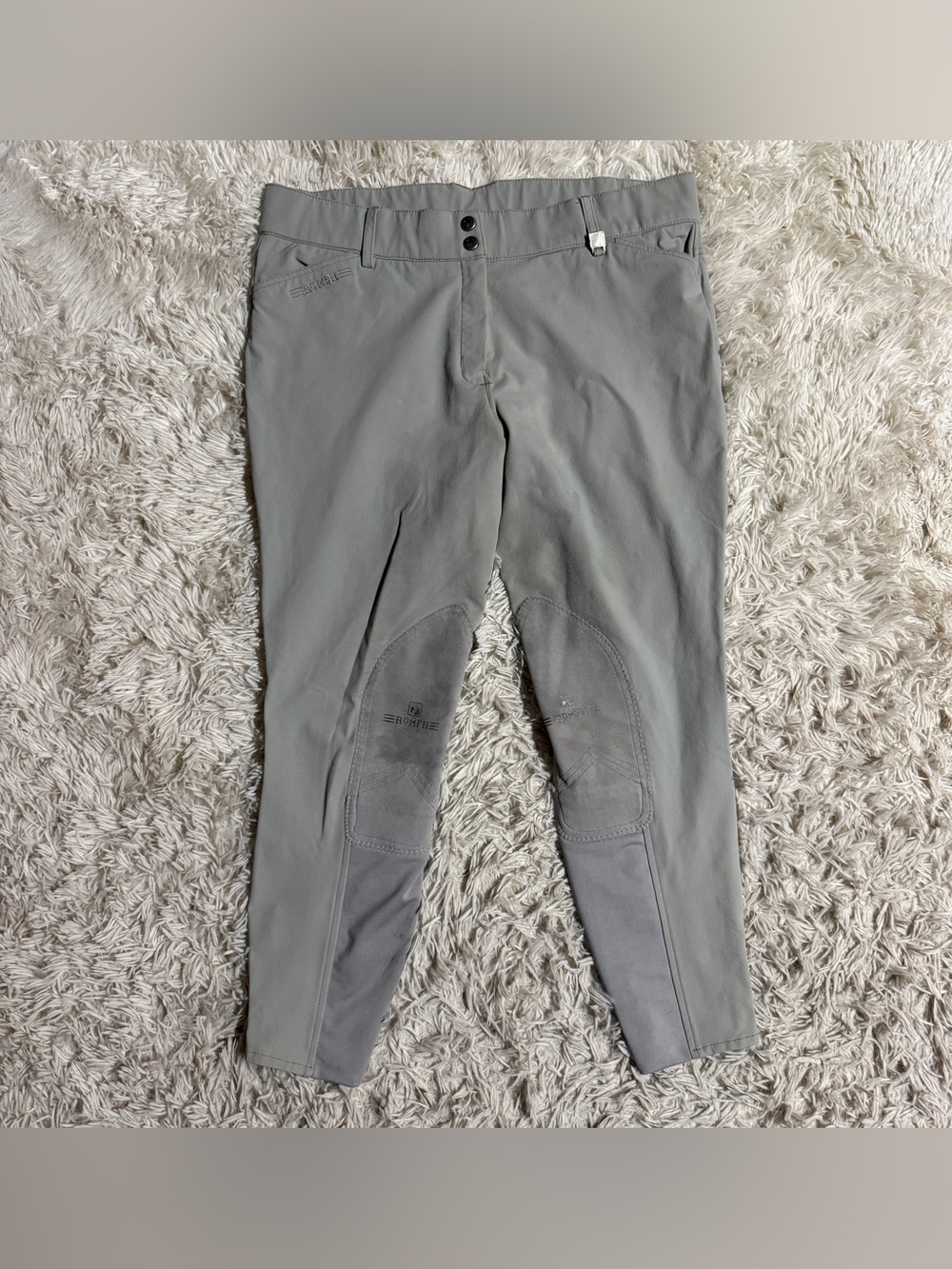 Women’s Size 34R Tan Romfh Knee Patch Horseback Riding Breeches